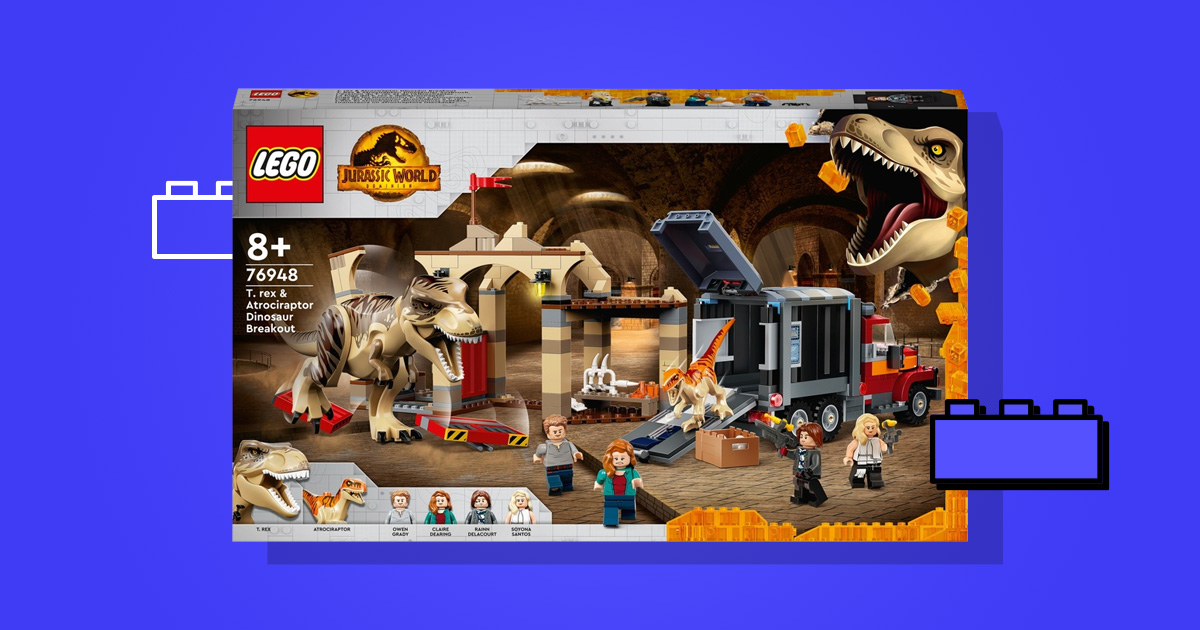 jurassic world blue lego sets